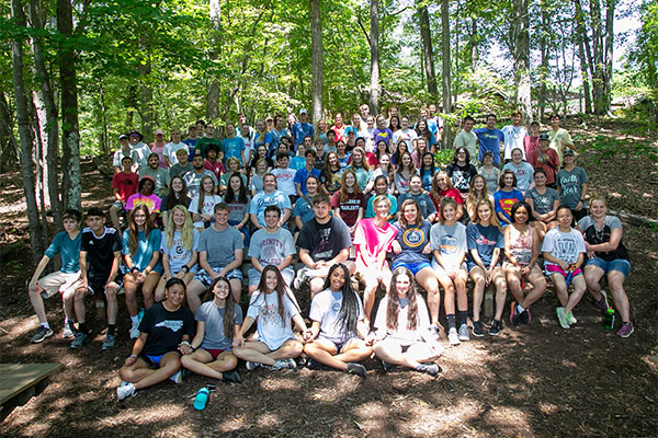 GSDS Seniors at the Mount Shepherd Retreat Center