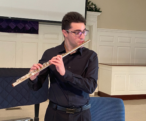 Professional flutist Ricardo Gil has been teaching music at Gray Stone Day School since August. His goal is to create a band program within the middle school.