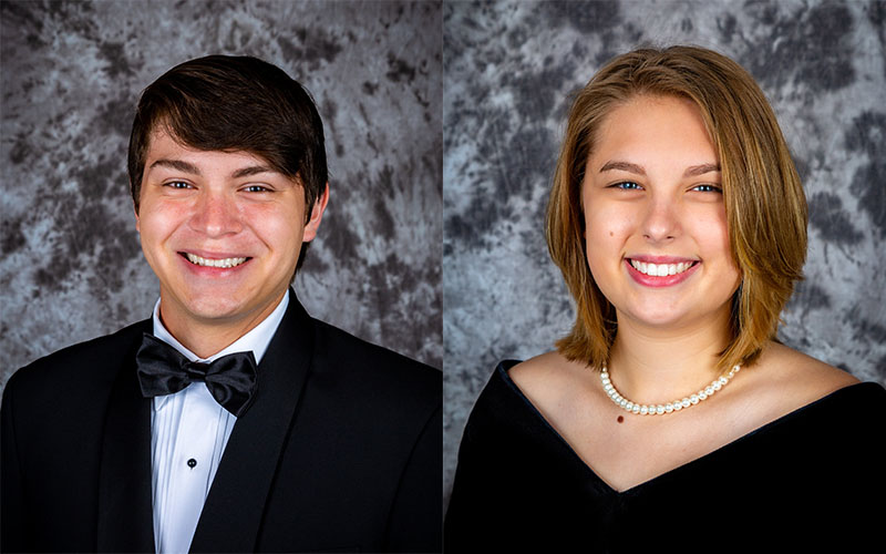 Ethan Wilkins and Jacqueline Steenwyk