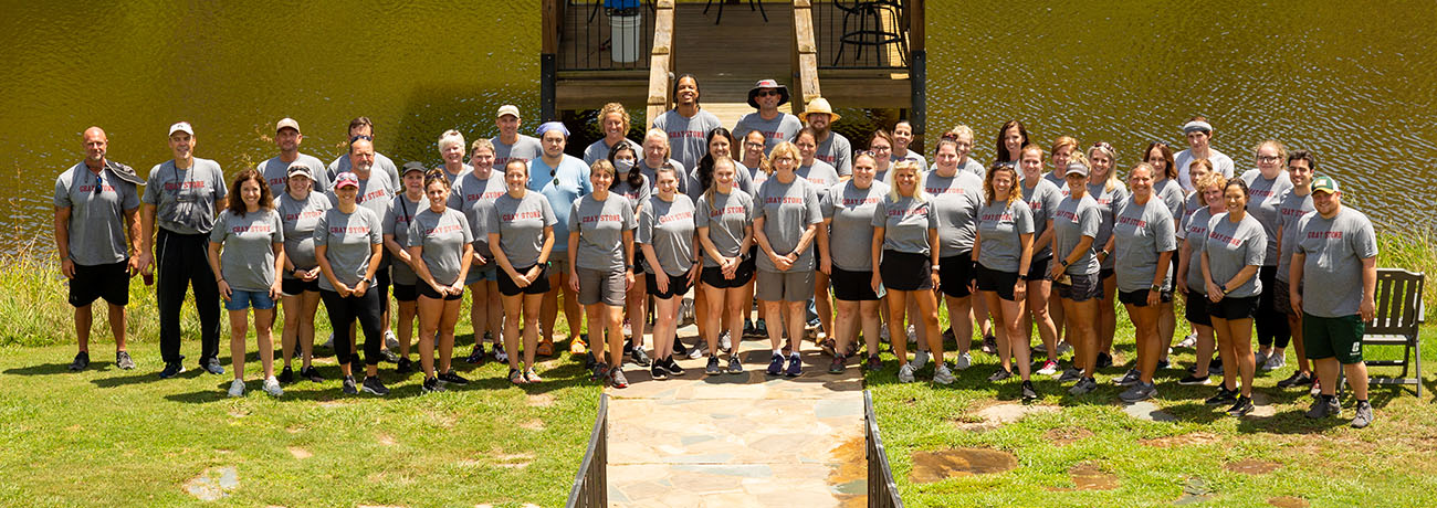 Gray Stone staff at the Juneberry retreat