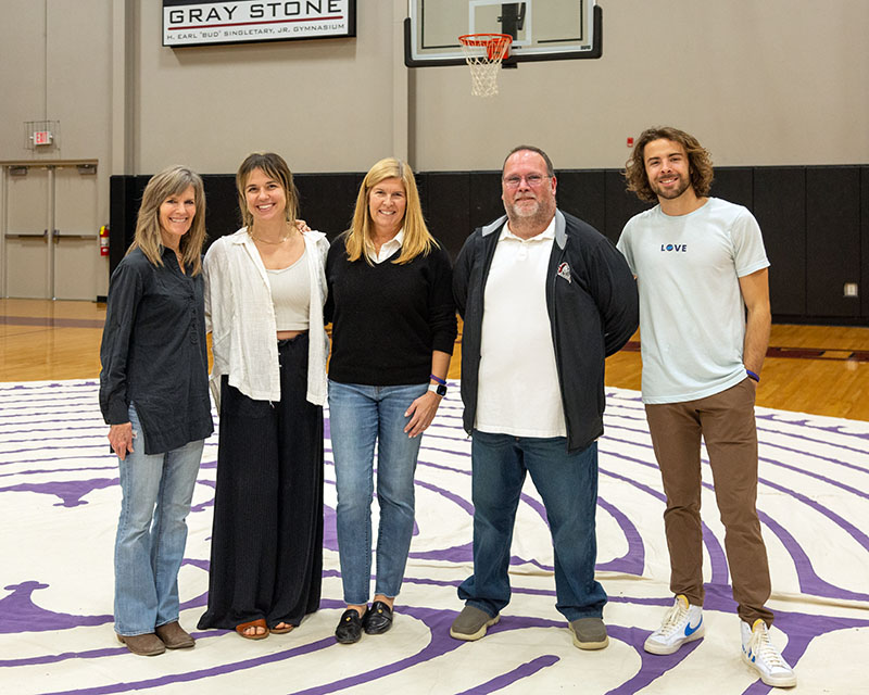 Pictured L-R: Molly Barker, Julianna O'Malley, Heather Bonner, Roy Morgan, and Henry Davis